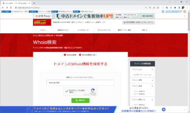 自社のドメインの状態を確認する方法